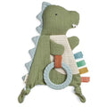 Itzy Ritzy - Bitzy Crinkle Sensory & Teether Toy - Dino-Lovey + Security Blankets-Posh Baby