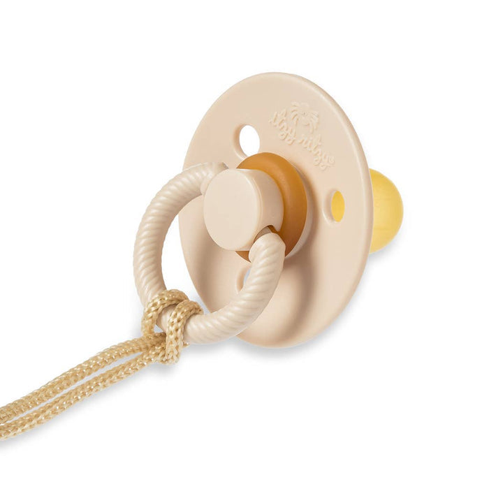 Itzy Ritzy - Bitzy Pal Natural Rubber Pacifier & Plush-Pacifiers + Clips-Bear-Posh Baby