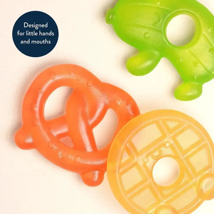 Itzy Ritzy - Cutie Coolers - 3 Water Filled Teethers-Rattles + Teething Toys-Foods-Posh Baby