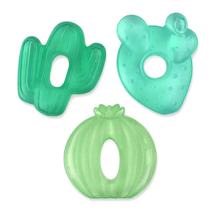 Itzy Ritzy - Cutie Coolers - 3 Water Filled Teethers-Rattles + Teething Toys-Cactus-Posh Baby