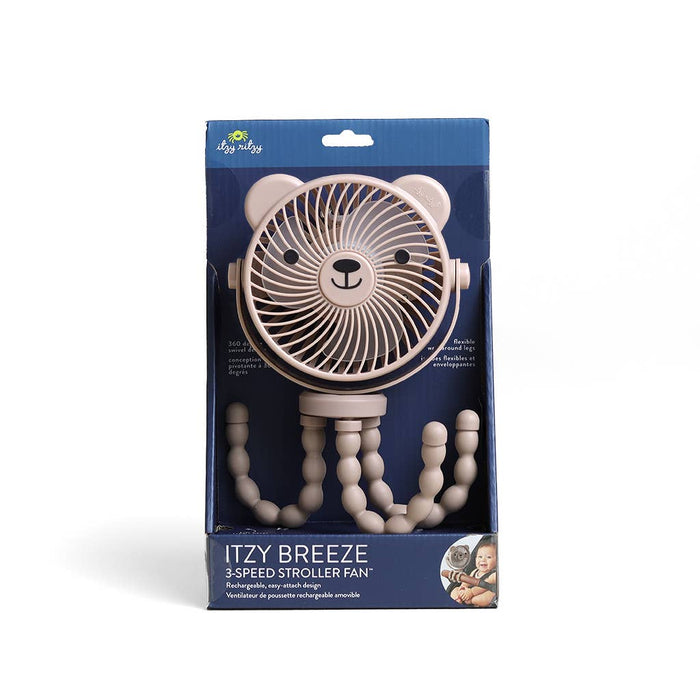 Itzy Ritzy - Itzy Breeze Stroller Fan - Taupe-Stroller Accessories-Posh Baby
