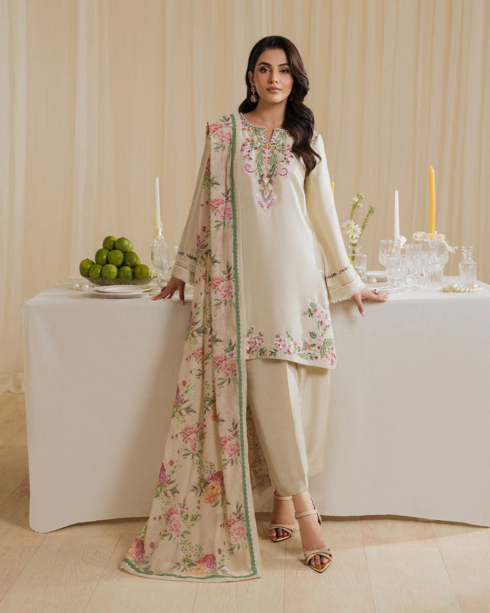 Ivory Bloom Salwar Set