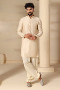 Ivory Tone-On-Tone Kurta Set