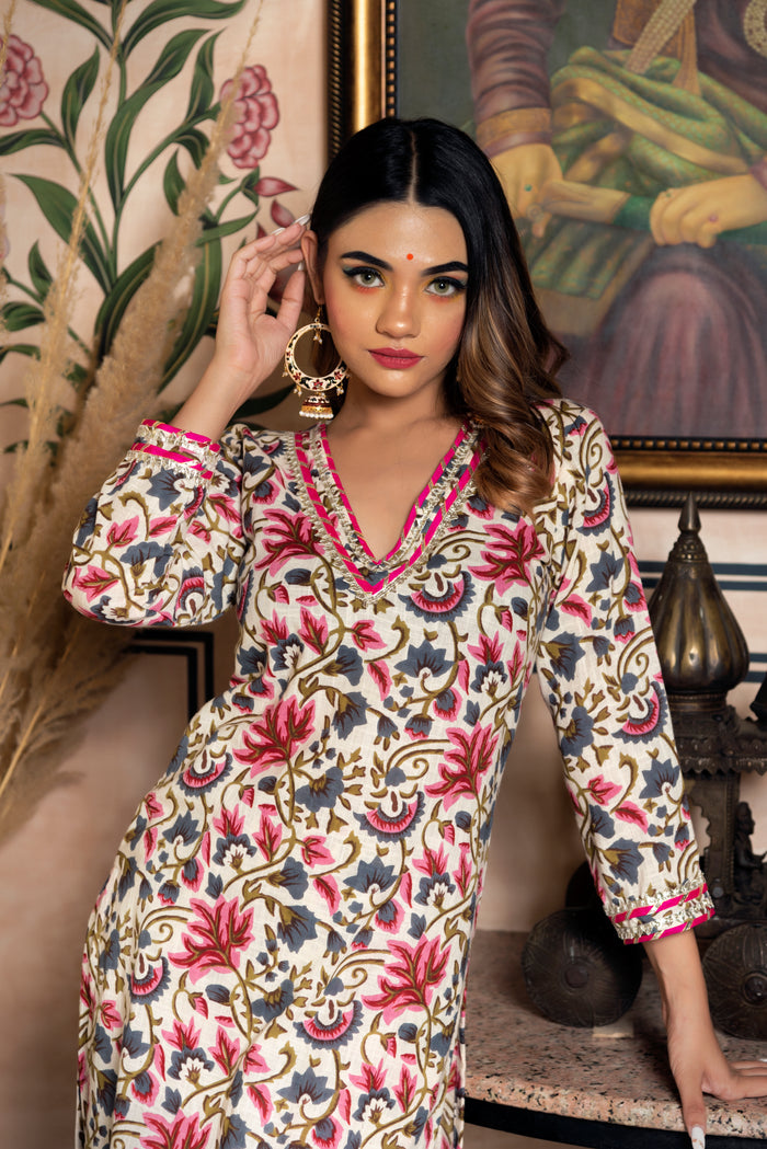 Ivory Vine Salwar Set