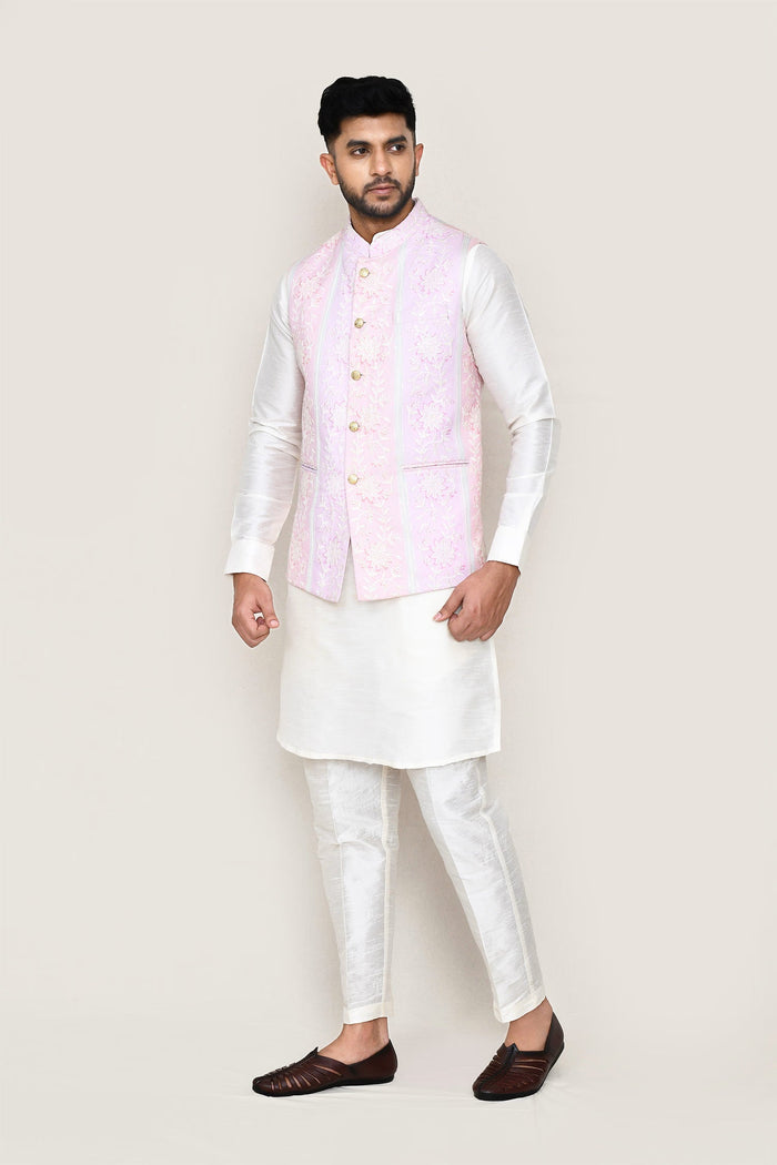Jacquard Pink Jacket
