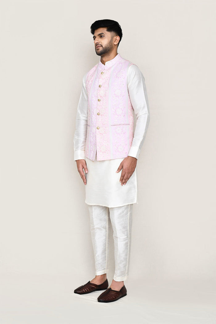 Jacquard Pink Jacket