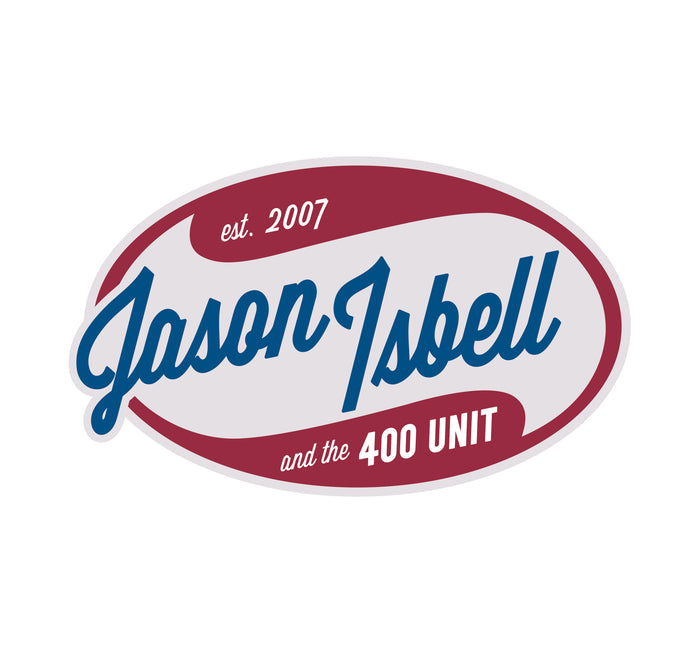 Jason Isbell Oval Logo Sticker