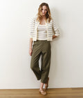 Jessie Barrel Pant - Dusty Olive