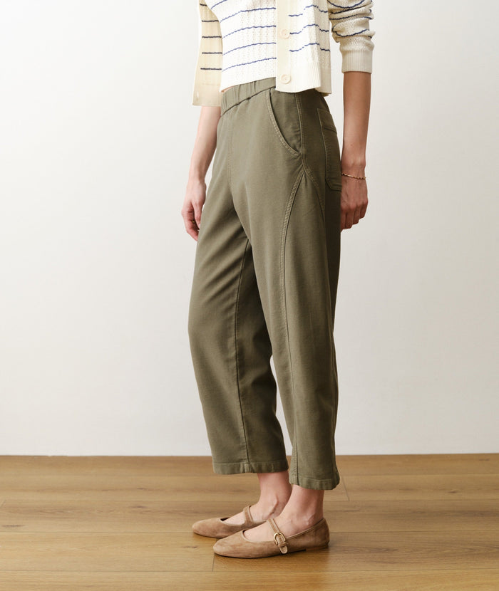 Jessie Barrel Pant - Dusty Olive