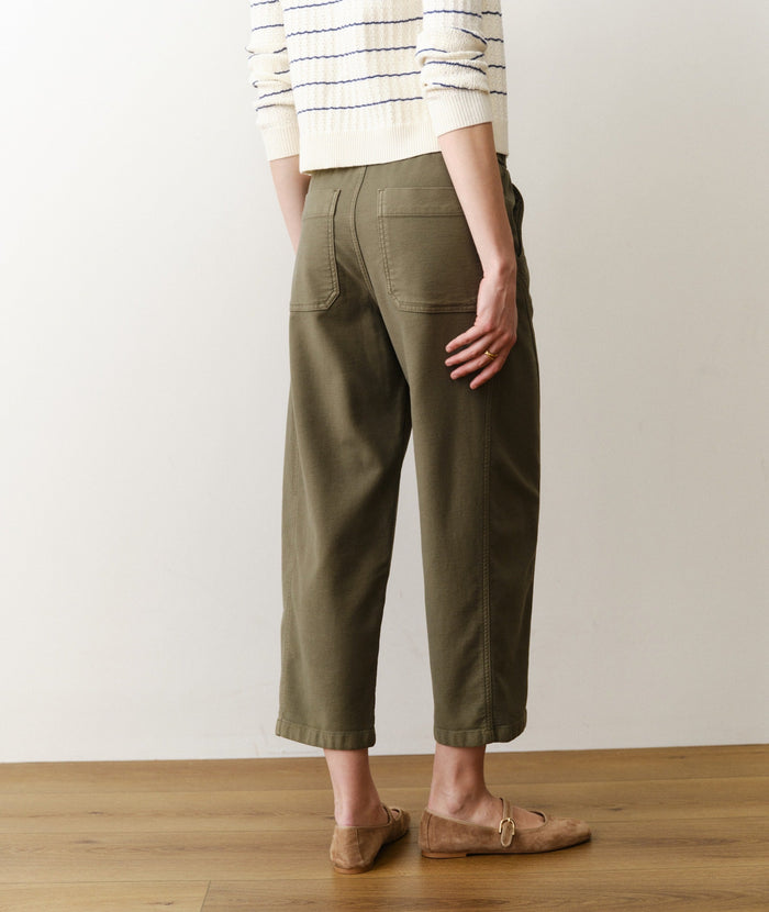 Jessie Barrel Pant - Dusty Olive