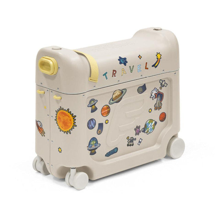 JetKids by Stokke - Ride-On Bed Box Suitcase - Moonglow White-Ride-on Suitcase Beds-Posh Baby
