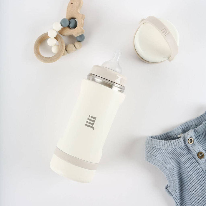 Jili Bottle - All-In-One Insulated Baby Bottle - Almond-Bottles & Nipples-Posh Baby