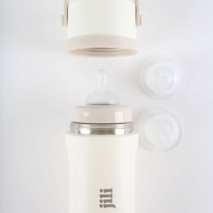 Jili Bottle - All-In-One Insulated Baby Bottle - Almond-Bottles & Nipples-Posh Baby