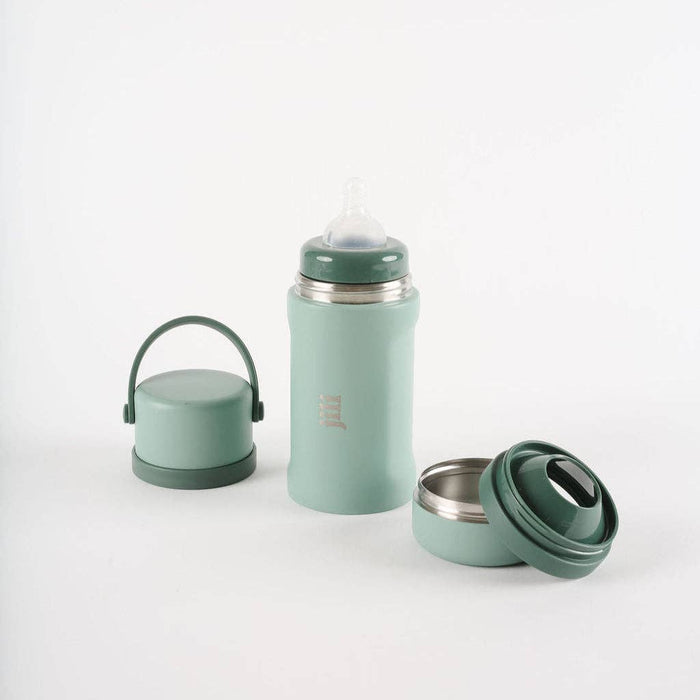Jili Bottle - All-In-One Insulated Baby Bottle - Sage-Bottles & Nipples-Posh Baby