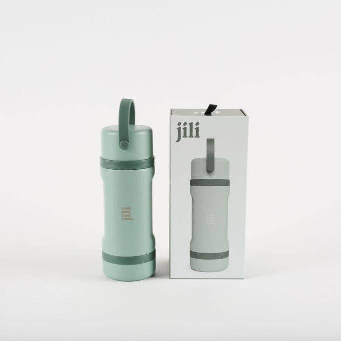 Jili Bottle - All-In-One Insulated Baby Bottle - Sage-Bottles & Nipples-Posh Baby