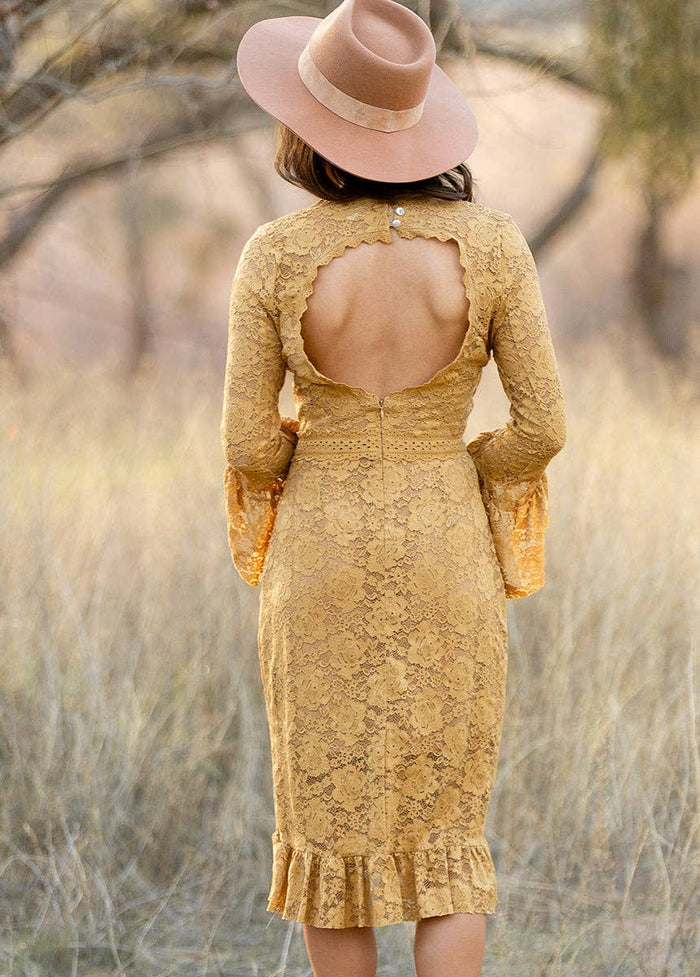 Joyfolie - Women's Zena Dress in Honey