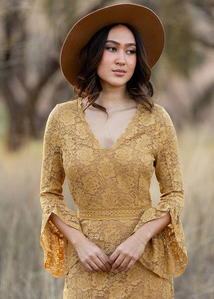 Joyfolie - Women's Zena Dress in Honey