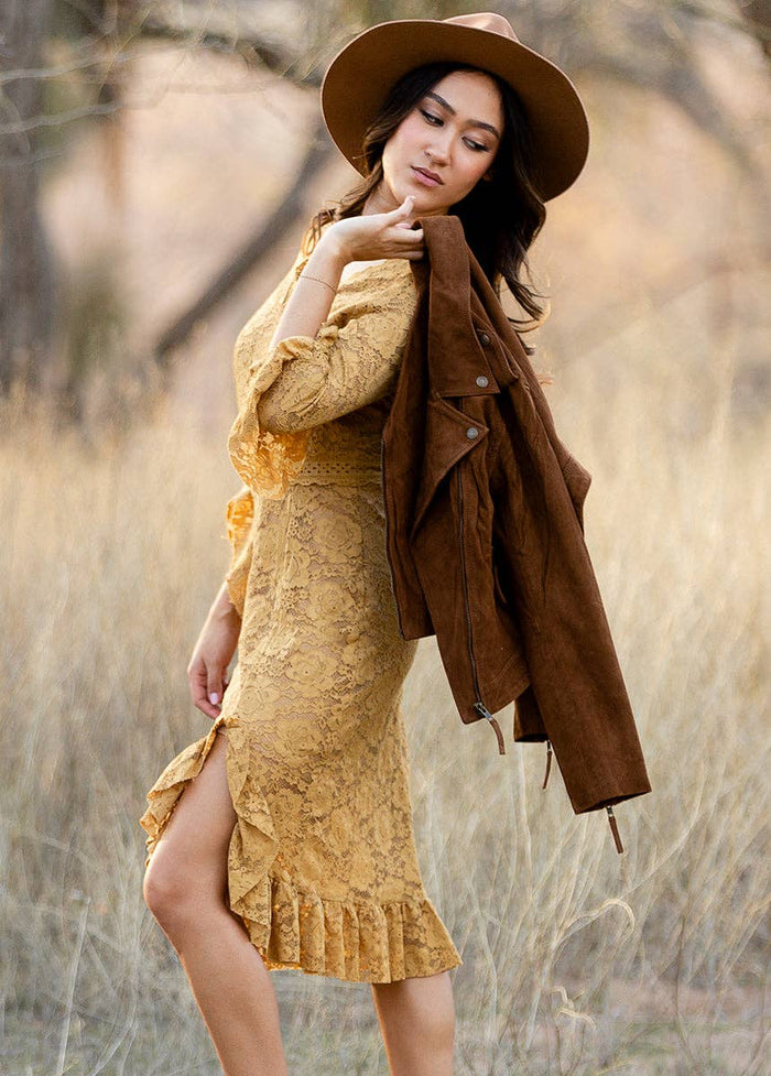 Joyfolie - Women's Zena Dress in Honey