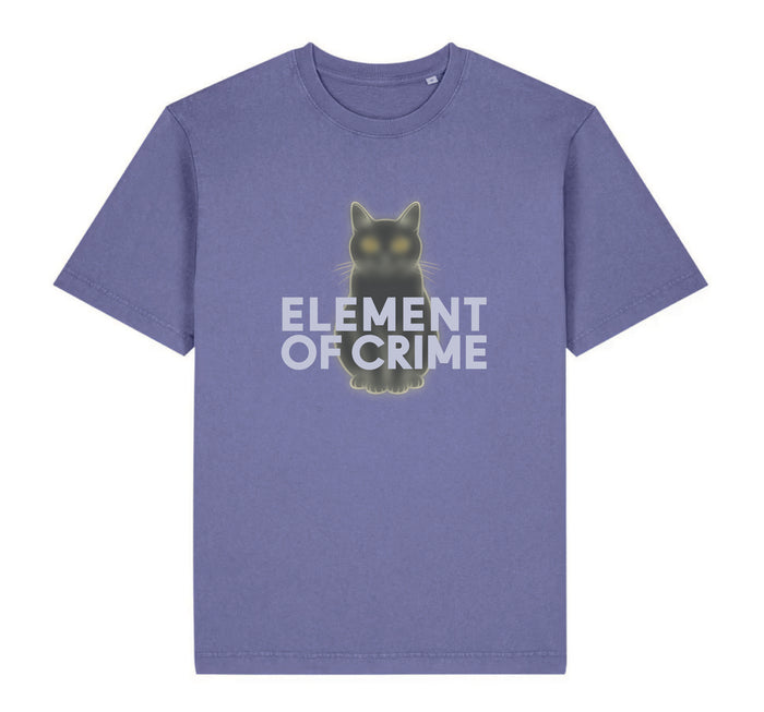 Katze T-Shirt Lila - Bingo Merch