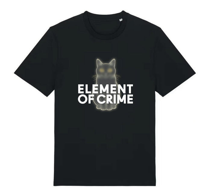 Katze T-Shirt Schwarz - Bingo Merch