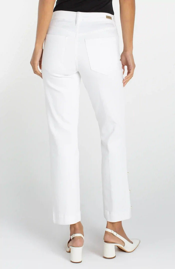 Kennedy Crop Straight With Pearls - Madison's Niche