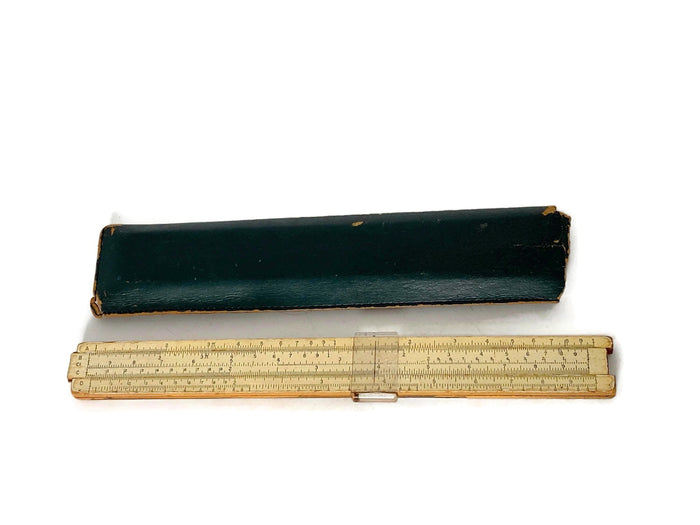 Keuffel and Esser Favorite Slide Rule, K & E 1950s Model N4058W at Duckwells