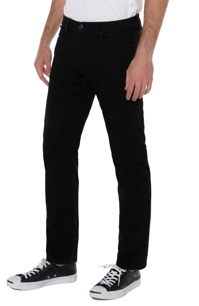 Kingston Modern Slim Straight in Jet Black - Madison's Niche