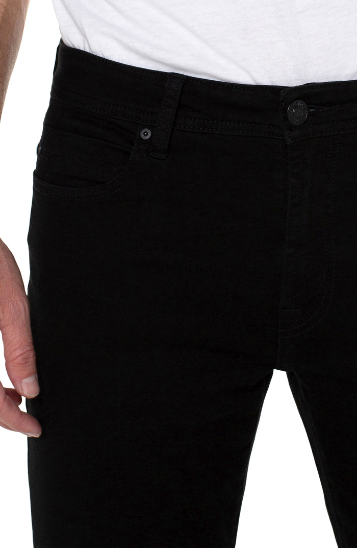 Kingston Modern Slim Straight in Jet Black - Madison's Niche