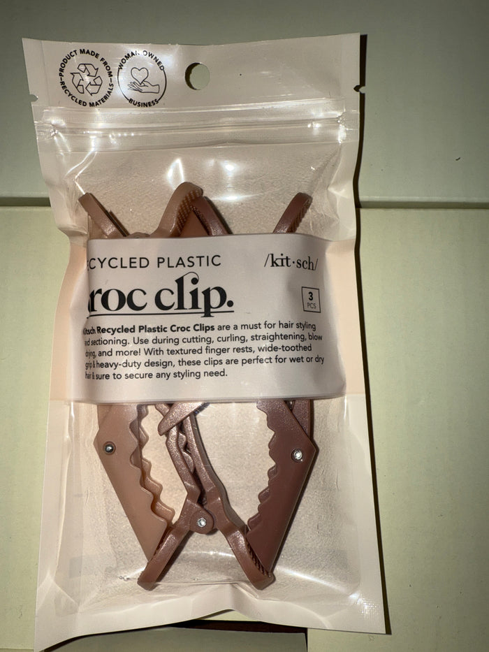 Kitsh Claw Clip Pink Glitter