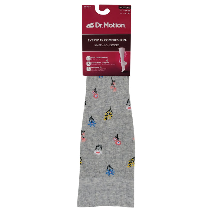Knee High Compression Socks | Spring Flowers | Women's (1 Pair)