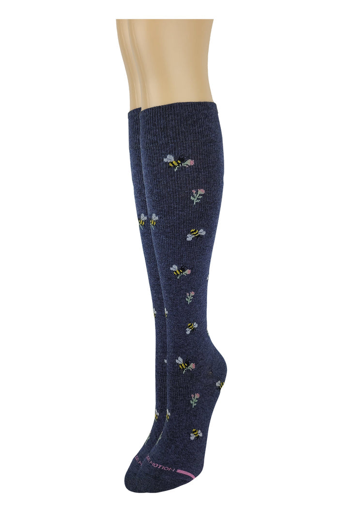 Knee High Moderate Compression Socks | Dr. Motion | Women (1 Pair)