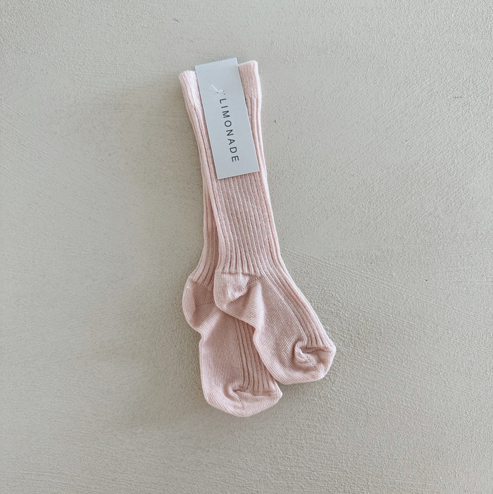 KNEE SOCKS - Light Rose