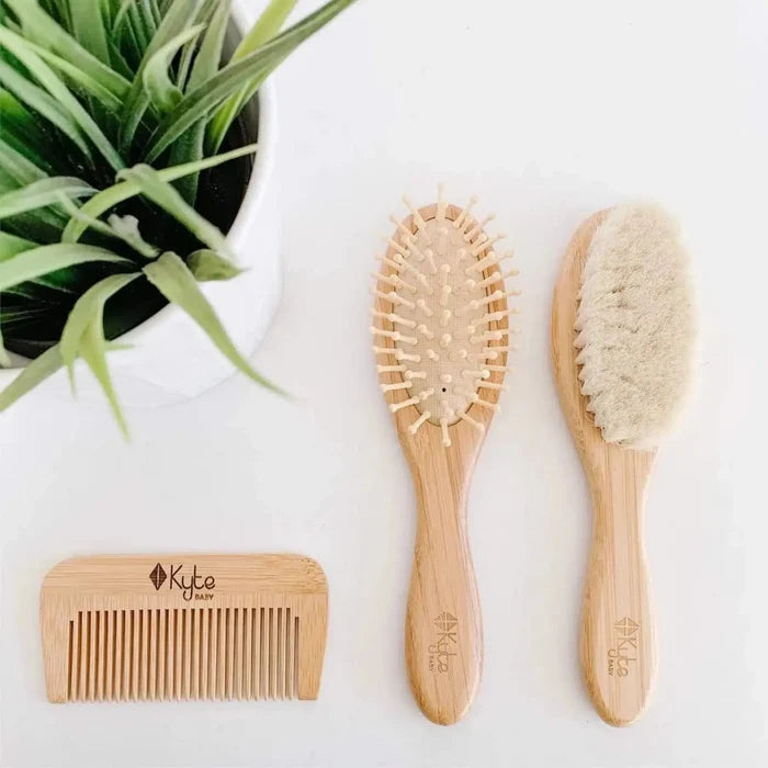 Kyte Baby - 3-Piece Brush Set-Grooming + Hygiene-Posh Baby