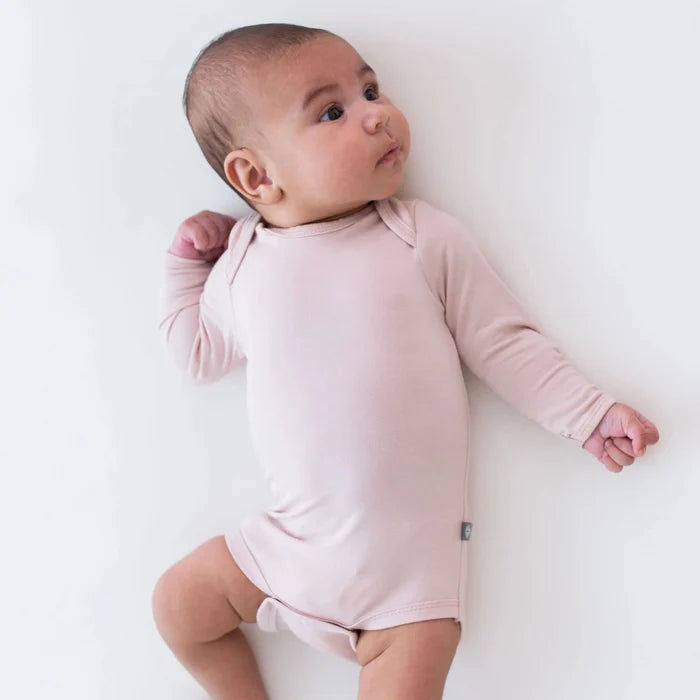 Kyte Baby - Long Sleeve Bodysuit - Blush-Onesies-6-12M-Posh Baby