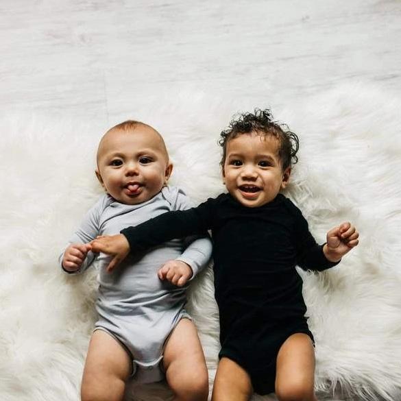 Kyte Baby - Long Sleeve Bodysuit - Midnight-Onesies-Newborn-Posh Baby