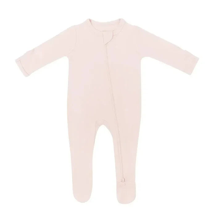 Kyte Baby - Zipper Footie - Blush-Footies + Rompers (Basic)-Preemie-Posh Baby