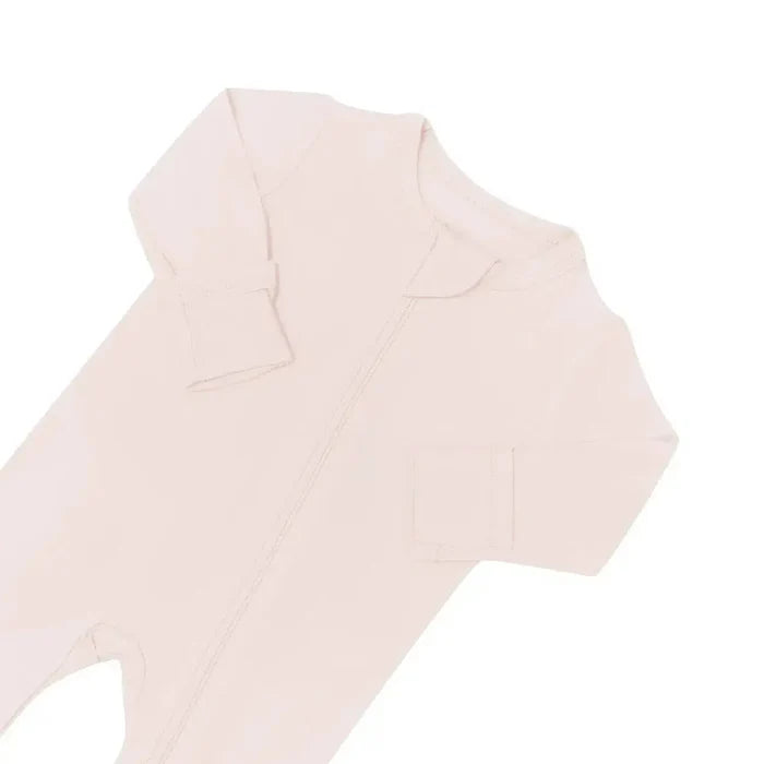 Kyte Baby - Zipper Footie - Blush-Footies + Rompers (Basic)-Preemie-Posh Baby