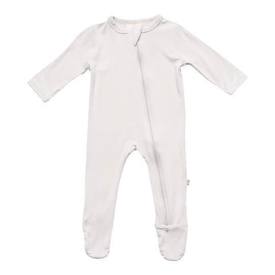 Kyte Baby - Zipper Footie - Oat-Footies + Rompers (Basic)-0-3M-Posh Baby