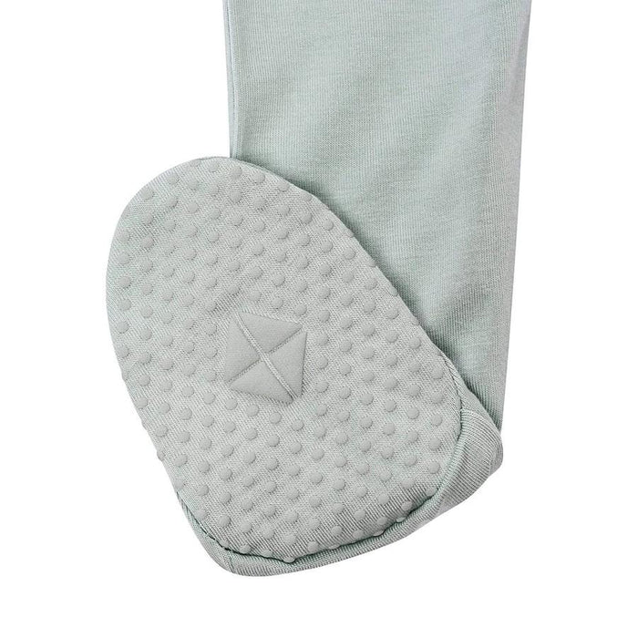 Kyte Baby - Zipper Footie - Sage-Footies + Rompers (Basic)-Preemie-Posh Baby