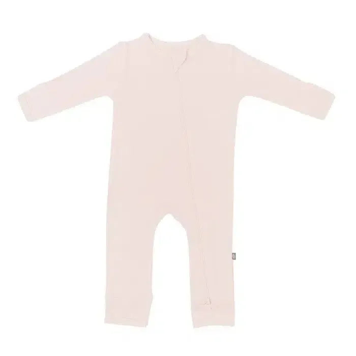 Kyte Baby - Zipper Romper - Blush-Footies + Rompers (Basic)-Newborn-Posh Baby