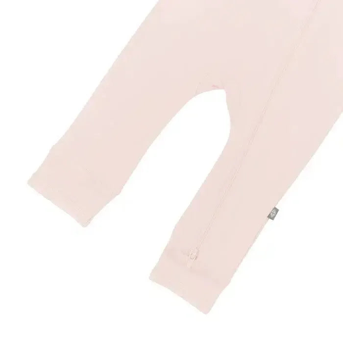 Kyte Baby - Zipper Romper - Blush-Footies + Rompers (Basic)-Newborn-Posh Baby