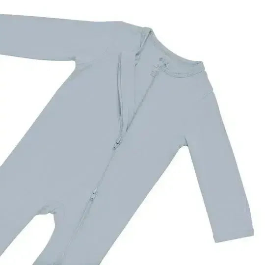 Kyte Baby - Zipper Romper - Fog-Footies + Rompers (Basic)-Newborn-Posh Baby