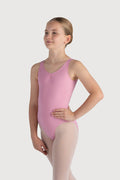 L0828G - Bloch Overture Odetta Sleeveless Pleat Girls Leotard