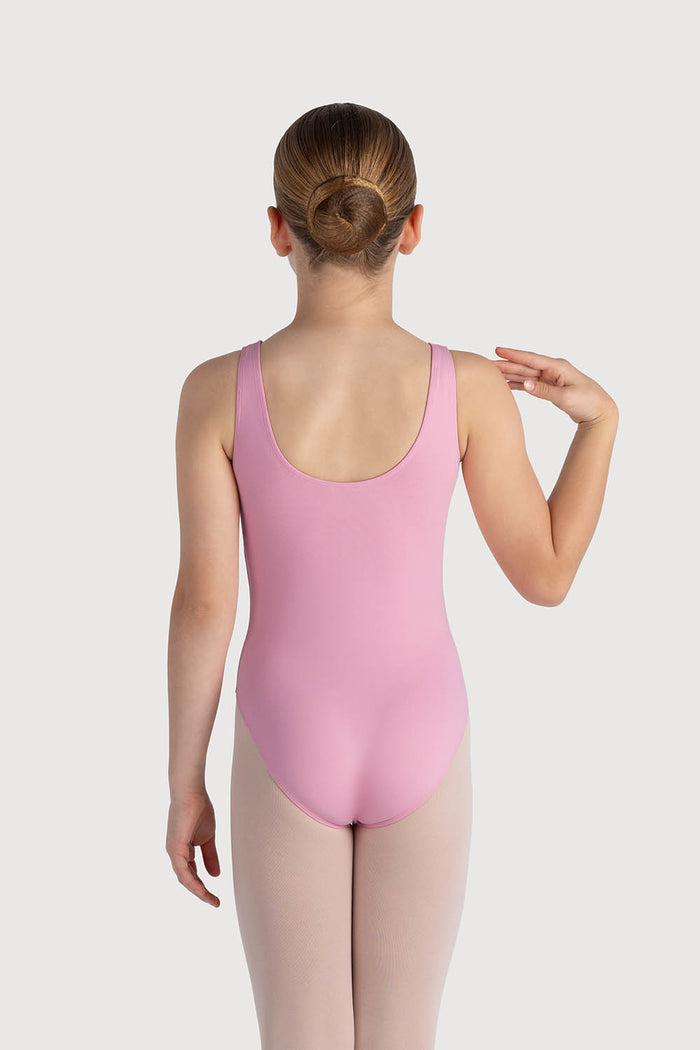 L0828G - Bloch Overture Odetta Sleeveless Pleat Girls Leotard