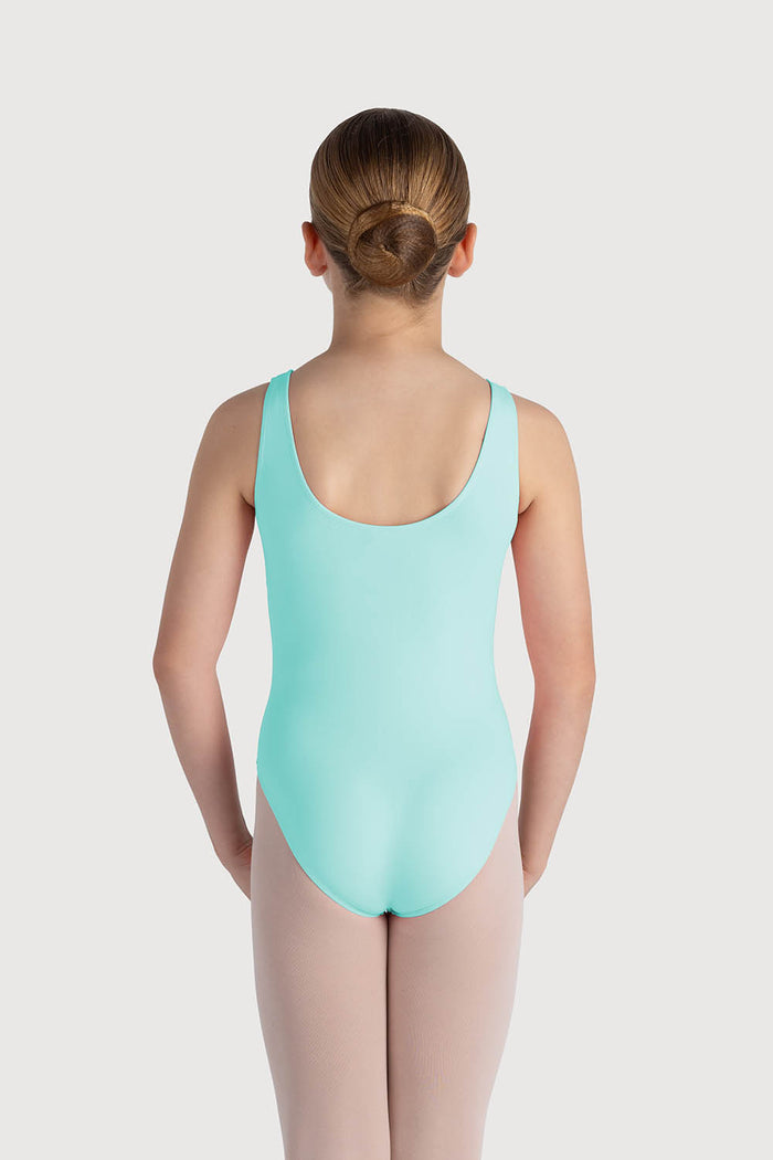 L0828G - Bloch Overture Odetta Sleeveless Pleat Girls Leotard