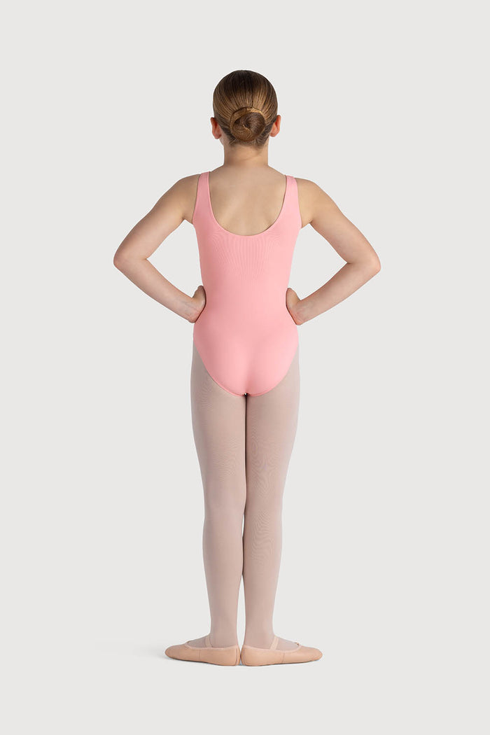 L0828G - Bloch Overture Odetta Sleeveless Pleat Girls Leotard