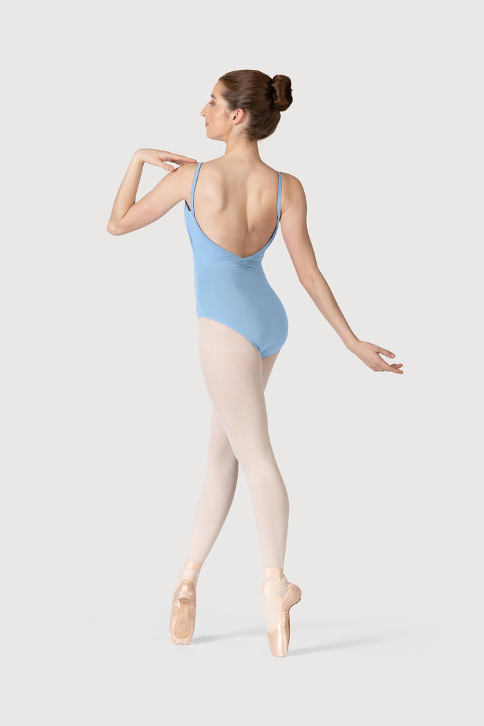 L3835SB - Bloch Microlux™ Cherie Princess Cami Gathered Front & Back Leotard