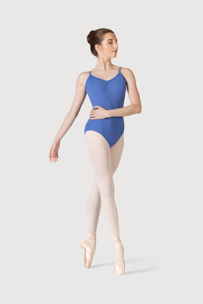 L3835SB - Bloch Microlux™ Cherie Princess Cami Gathered Front & Back Leotard