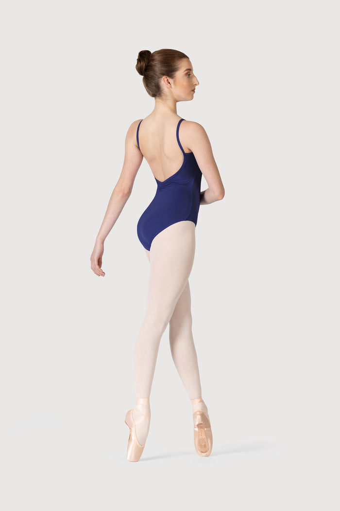 L3835SB - Bloch Microlux™ Cherie Princess Cami Gathered Front & Back Leotard