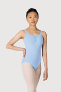L3866SB - Bloch Microlux™ Gayleena Empire Gathered Front Wide Strap Leotard